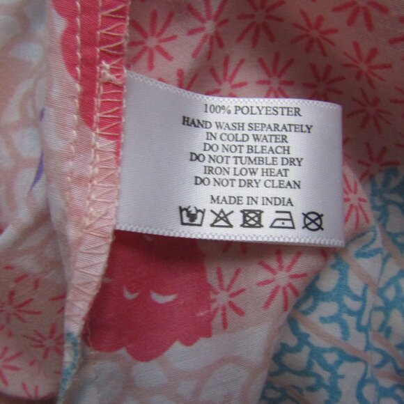 America & Beyond Mixed Floral Maxi Dress Large Cutout Flowy - Picture 6 of 6